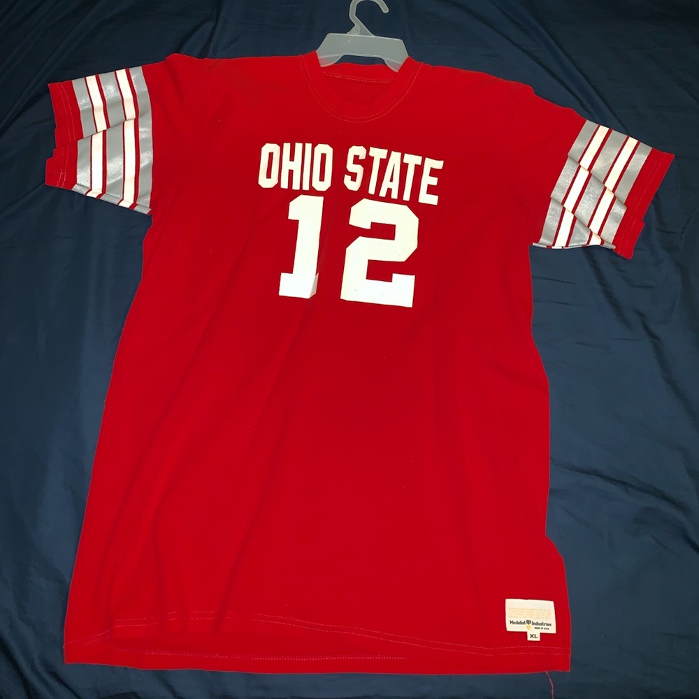 VINTAGE Sand Knit Ohio State Jersey by Medalist